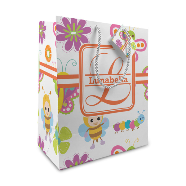 Custom Leopard Print Medium Gift Bag (Personalized)