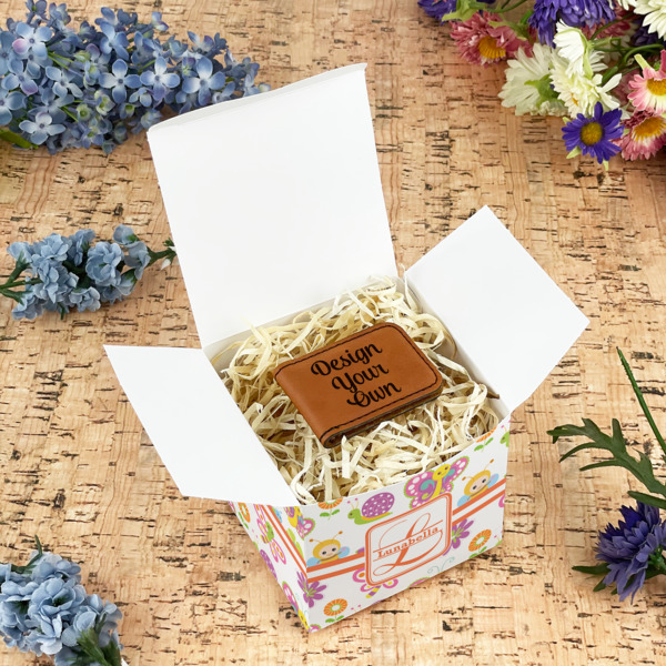 Custom Design - Cube Favor Gift Box - In Context