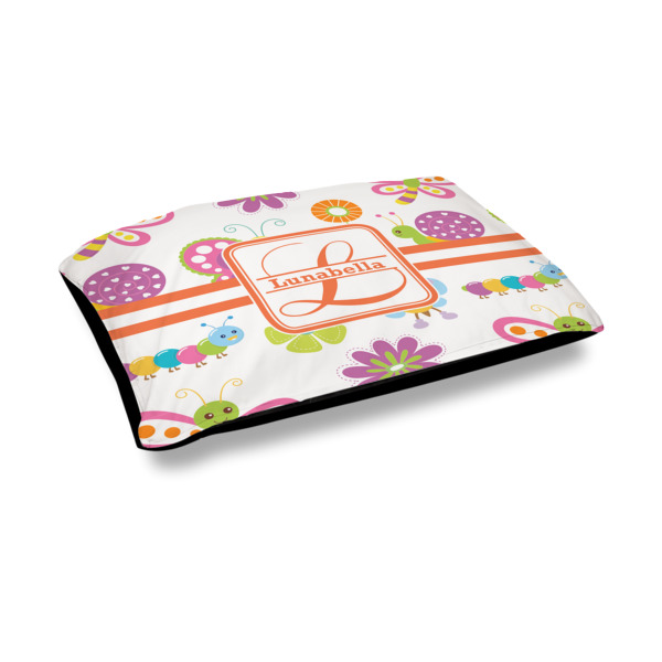 Custom Leopard Print Outdoor Dog Bed - Medium (Personalized)