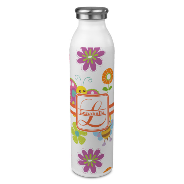 Custom Leopard Print 20oz Stainless Steel Water Bottle - Full Print (Personalized)