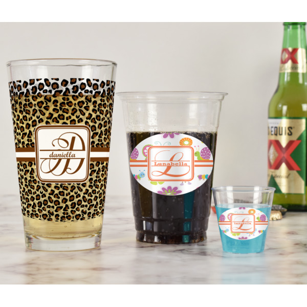 Custom Design - Pint Glass - Full Fill w Transparency - In Context