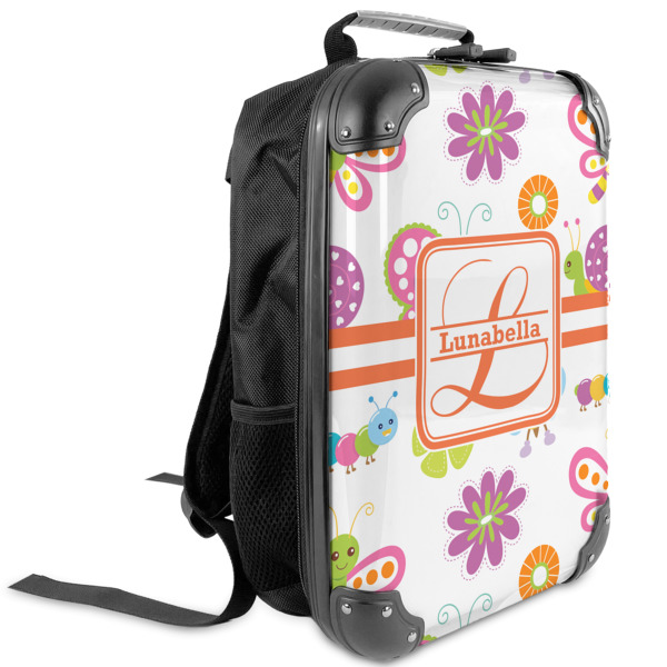 Custom Leopard Print Kids Hard Shell Backpack (Personalized)