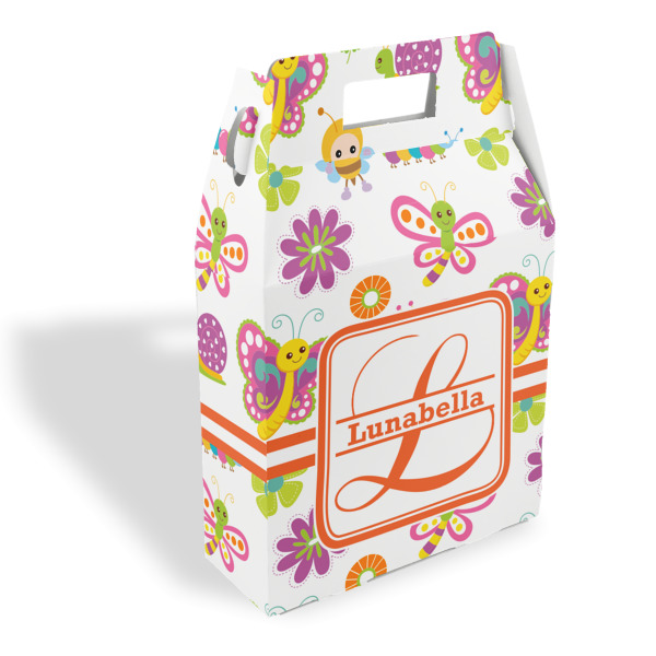 Custom Leopard Print Gable Favor Box (Personalized)