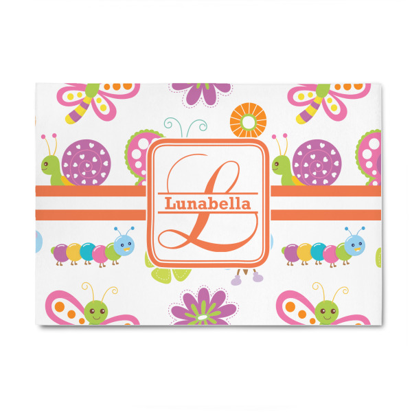 Custom Leopard Print 4' x 6' Patio Rug (Personalized)