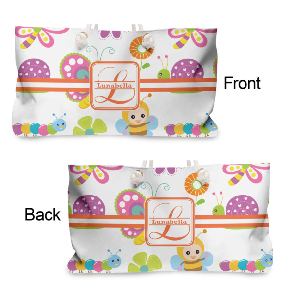 Custom Design - Large Rope Tote - From & Back View