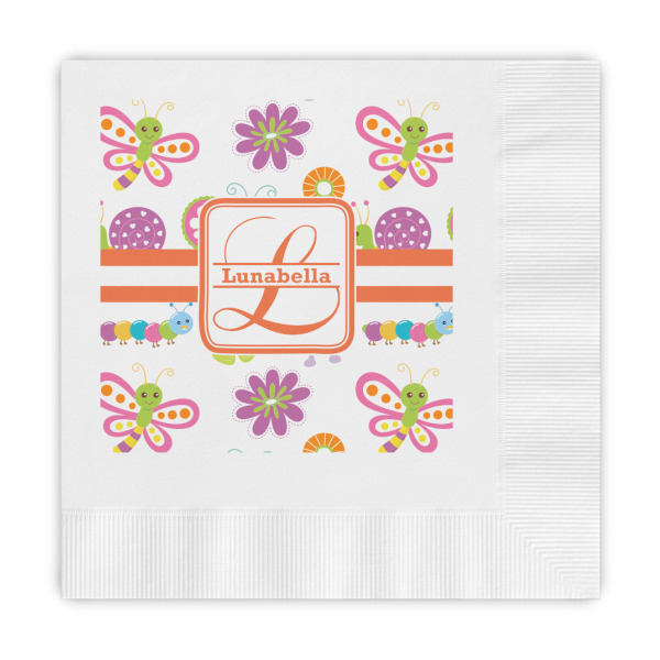 Custom Leopard Print Embossed Decorative Napkins (Personalized)