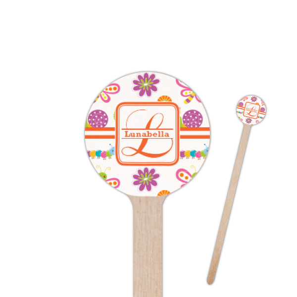 Custom Leopard Print Round Wooden Stir Sticks (Personalized)