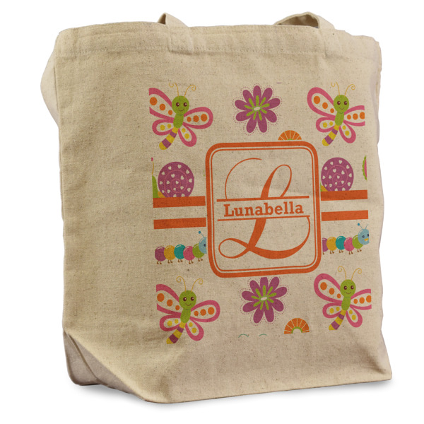 Custom Leopard Print Reusable Cotton Grocery Bag (Personalized)