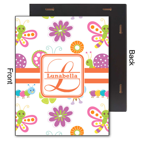 Custom Design - 11x14 Wood Print - Front & Back View