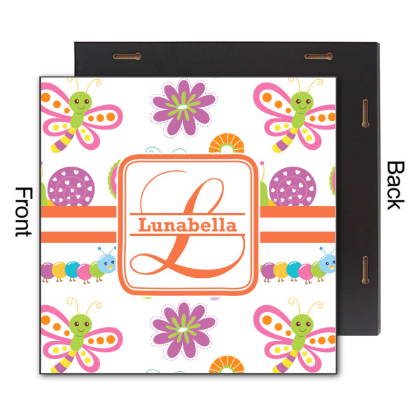 Custom Design - 12x12 Wood Print - Front & Back View