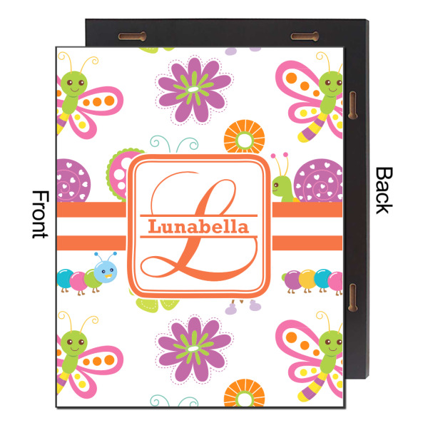 Custom Design - 16x20 Wood Print - Front & Back View