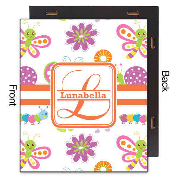 Custom Design - 20x24 Wood Print - Front & Back View