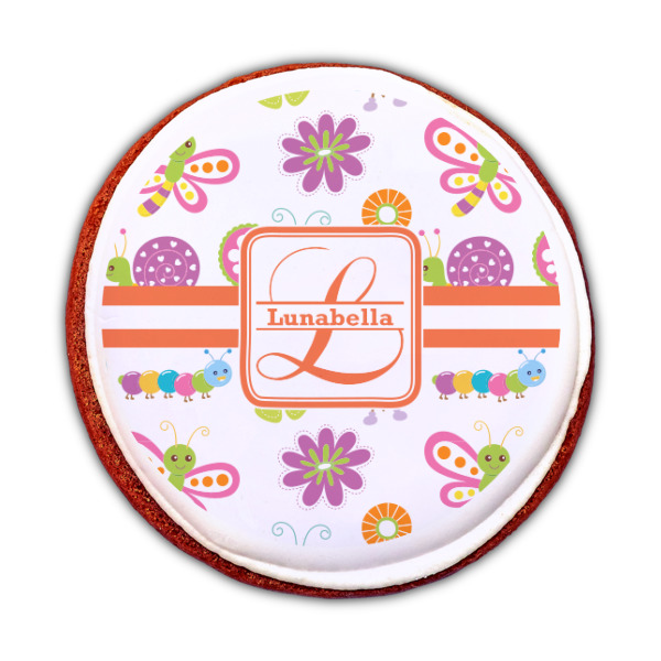 Custom Design - Printed Icing Circle - Medium - On Cookie