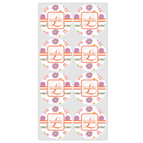 Custom Design - Drink Topper - Medium - Set of 8