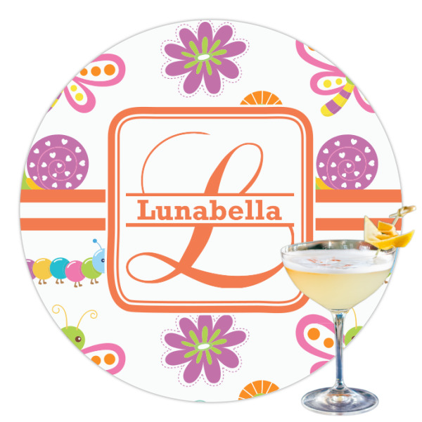Custom Leopard Print Printed Drink Topper - 3.5" (Personalized)