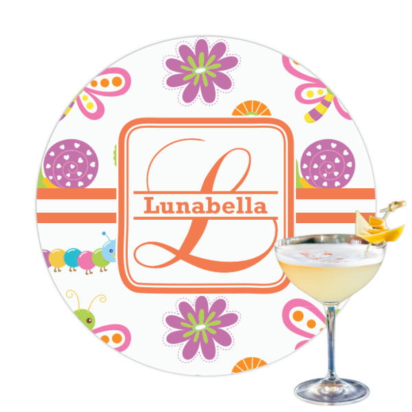 Custom Leopard Print Printed Drink Topper (Personalized)
