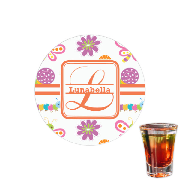 Custom Leopard Print Printed Drink Topper - 1.5" (Personalized)