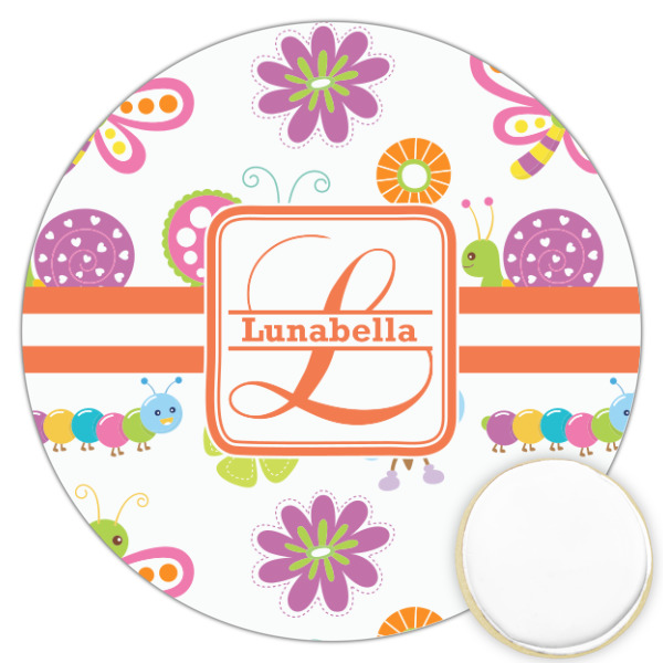 Custom Leopard Print Printed Cookie Topper - 3.25" (Personalized)