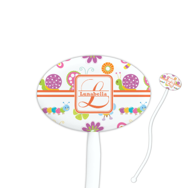 Custom Design Your Own Oval Plastic Stir Sticks