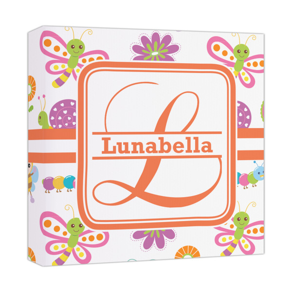 Custom Leopard Print Canvas Print - 12x12 (Personalized)