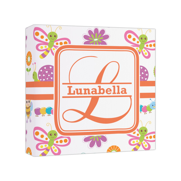 Custom Leopard Print Canvas Print - 8x8 (Personalized)