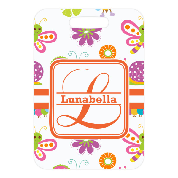 Custom Design - Metal Luggage Tag - Front Without Strap