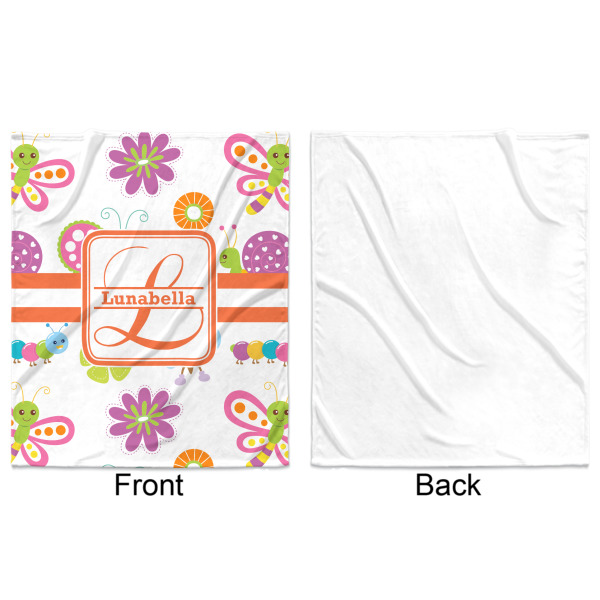 Custom Design - Minky Blanket - 50"x60" - Single Sided - Front & Back