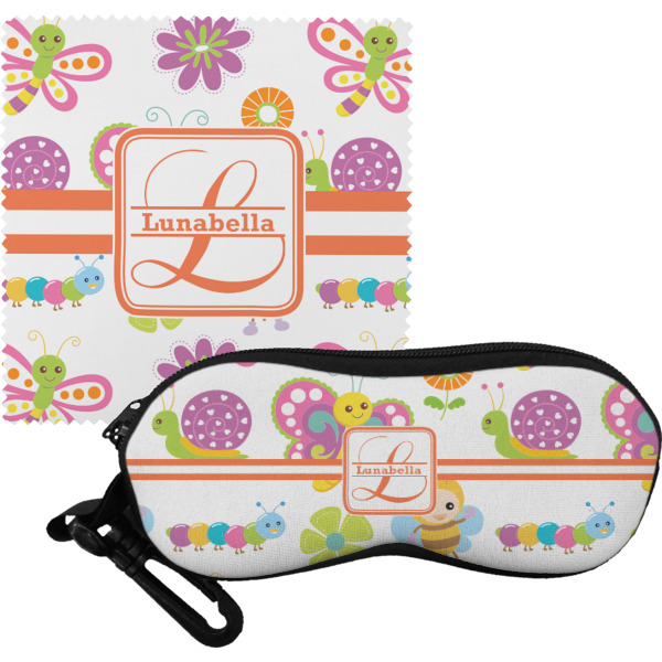 Custom Leopard Print Eyeglass Case & Cloth (Personalized)