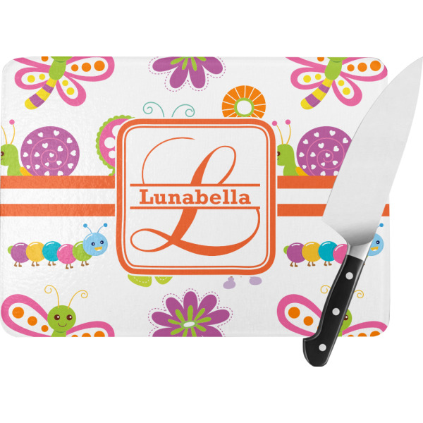 Custom Design Your Own Rectangular Glass Cutting Board