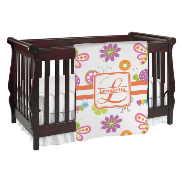 Custom Leopard Print Baby Blanket (Personalized)