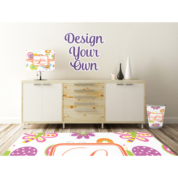 Custom Design - Wall Graphic Decal Wooden Desk