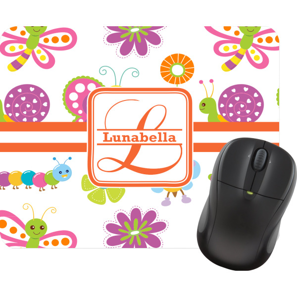 Custom Leopard Print Rectangular Mouse Pad (Personalized)