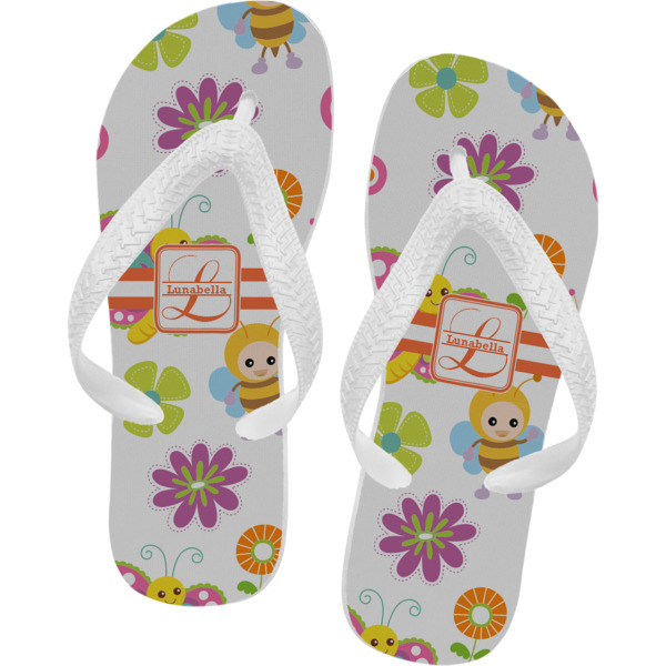 Custom Leopard Print Flip Flops (Personalized)