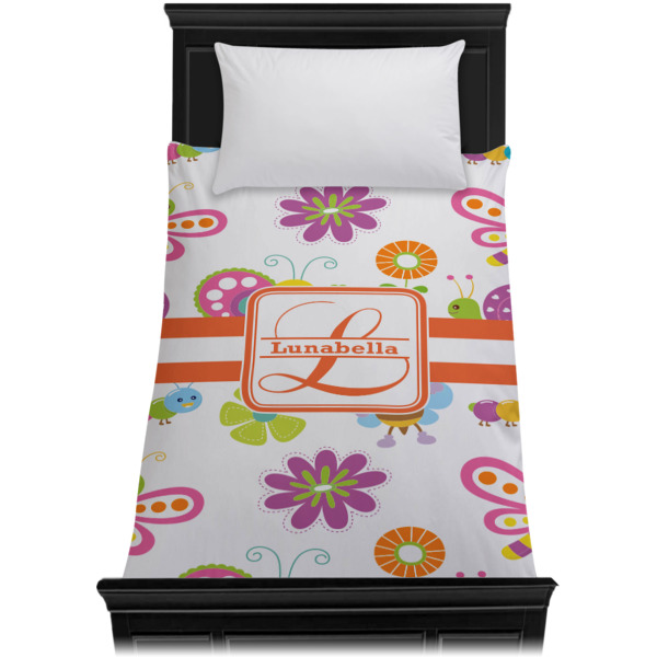 Custom Design - Duvet Cover - Twin - On Bed - No Prop