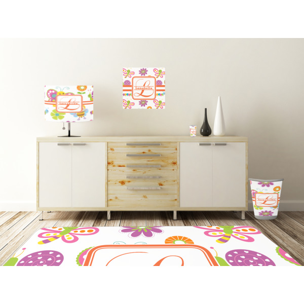 Custom Design - Square Wall Decal Wooden Desk
