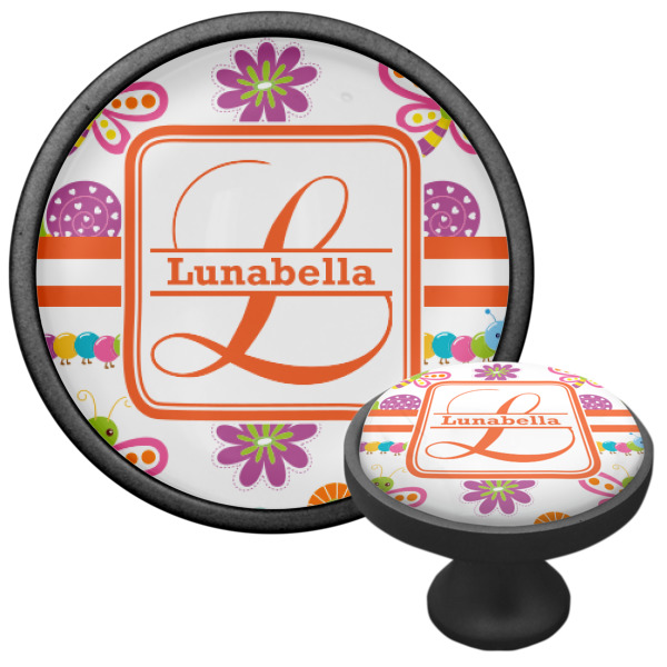 Custom Design - Cabinet Knob - Black - Multi Angle