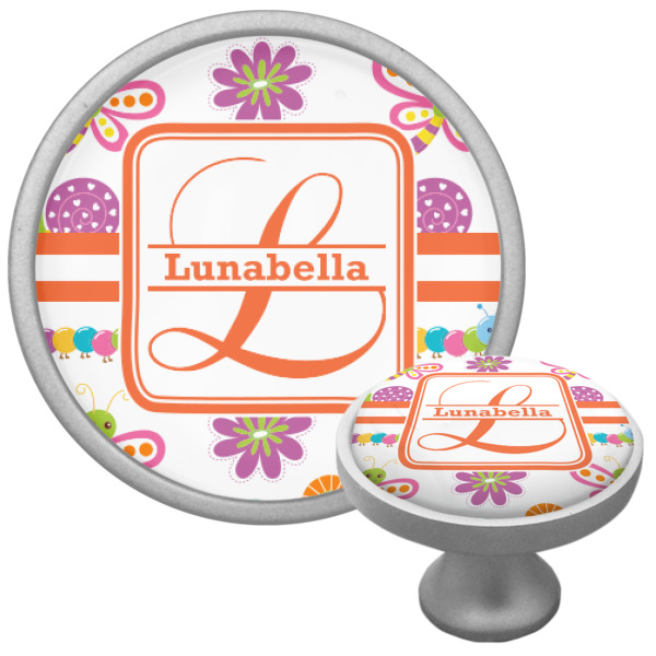 Custom Design - Cabinet Knob - Nickel - Multi Angle