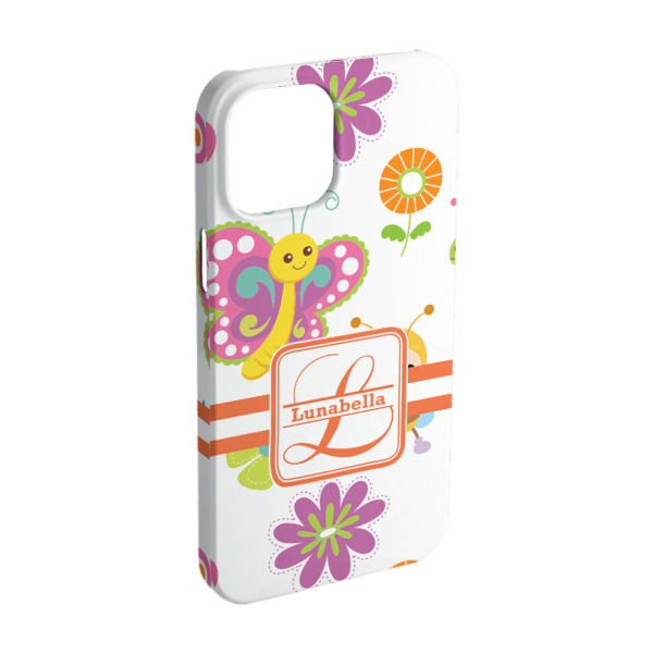 Custom Leopard Print iPhone Case - Plastic - iPhone 15 Pro (Personalized)