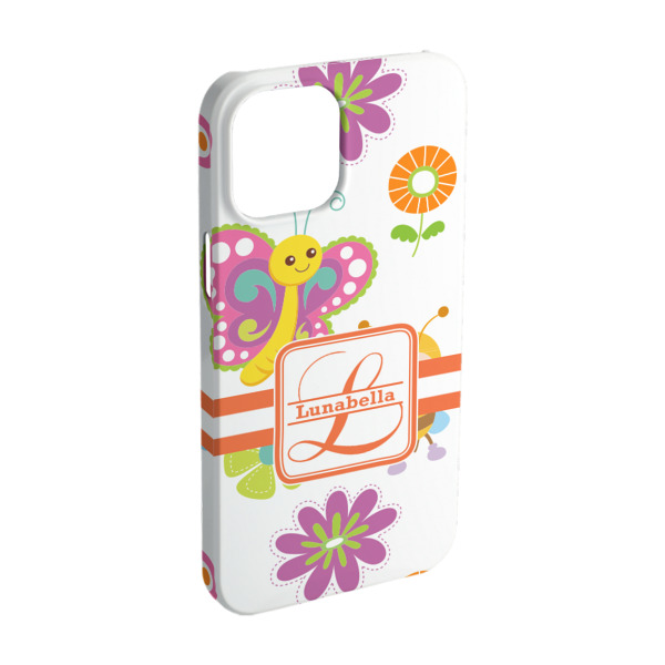 Custom Leopard Print iPhone Case - Plastic - iPhone 15 (Personalized)