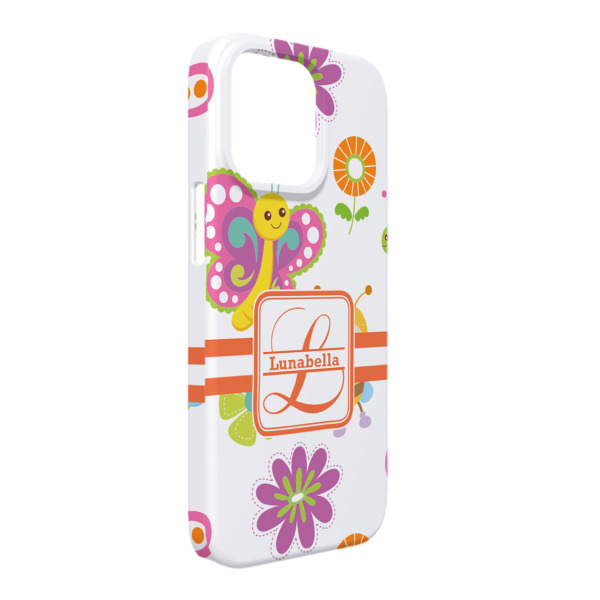 Custom Leopard Print iPhone Case - Plastic - iPhone 13 Pro Max (Personalized)