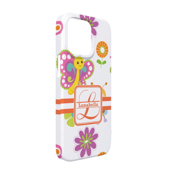 Custom Leopard Print iPhone Case - Plastic - iPhone 13 Pro (Personalized)