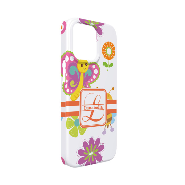 Custom Leopard Print iPhone Case - Plastic - iPhone 13 Mini (Personalized)