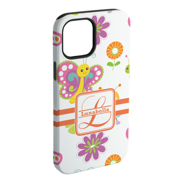 Custom Leopard Print iPhone Case - Rubber Lined (Personalized)