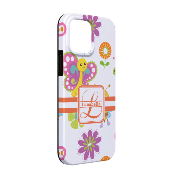 Custom Leopard Print iPhone Case - Rubber Lined - iPhone 13 (Personalized)