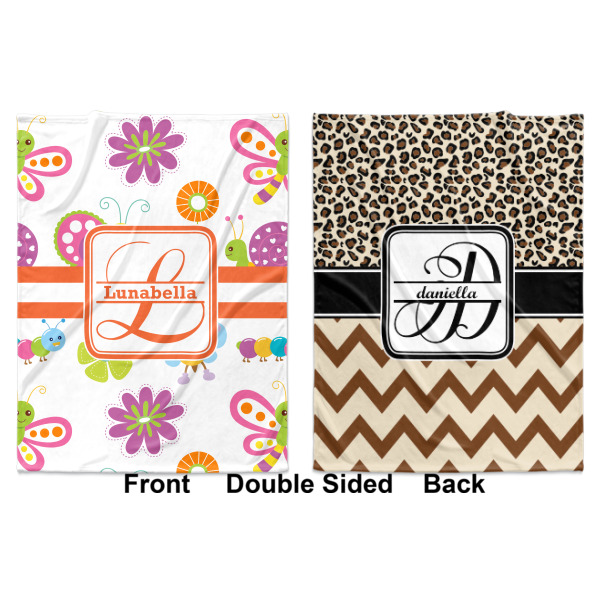 Custom Design - Baby Blanket (Double Sided - Printed Front and Back)
