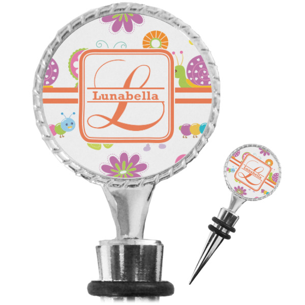 Custom Leopard Print Wine Bottle Stopper (Personalized)