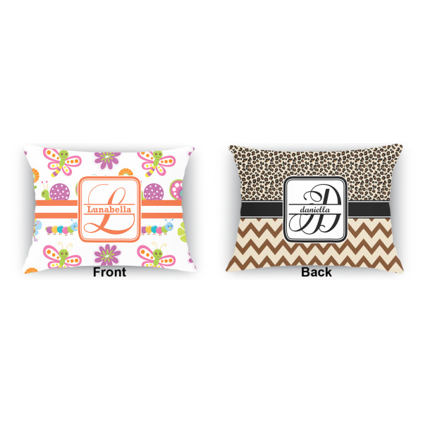 Custom Design - Outdoor Rectangular Throw Pillow (Front and Back)