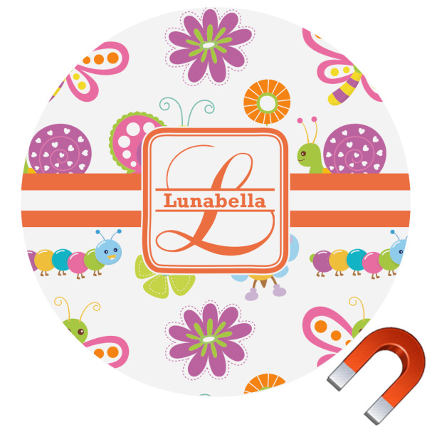 Custom Leopard Print Car Magnet (Personalized)