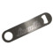 Leopard Print Bar Bottle Opener - Silver w/ Name and Initial