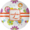 Leopard Print Melamine Plate (Personalized)